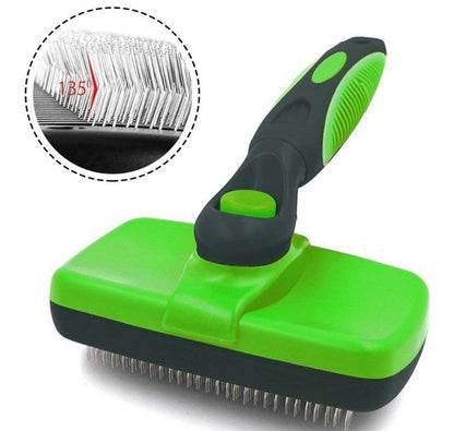 Pet Self Cleaning Slicker Brush- Detangling Pets Fur