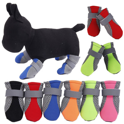 Pet Dog Shoes -Puppy Outdoor- Soft Bottom shoes for small dogs- Waterproof Boots