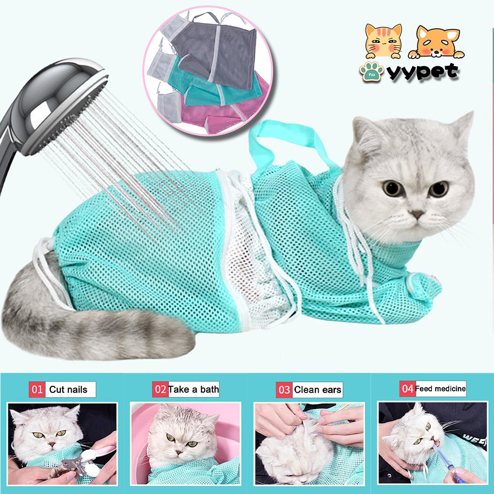 Cat grooming bag