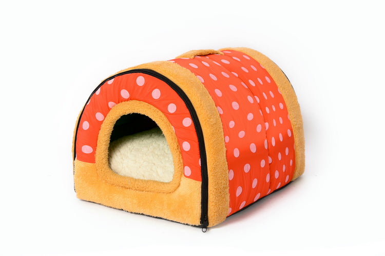 Pet house with washable removable soft cushion - Suitable for dogs,