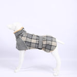 Pet Clothes Autumn And Winter New Plaid Jacket- Cold Cotton Coat Pet Supplies