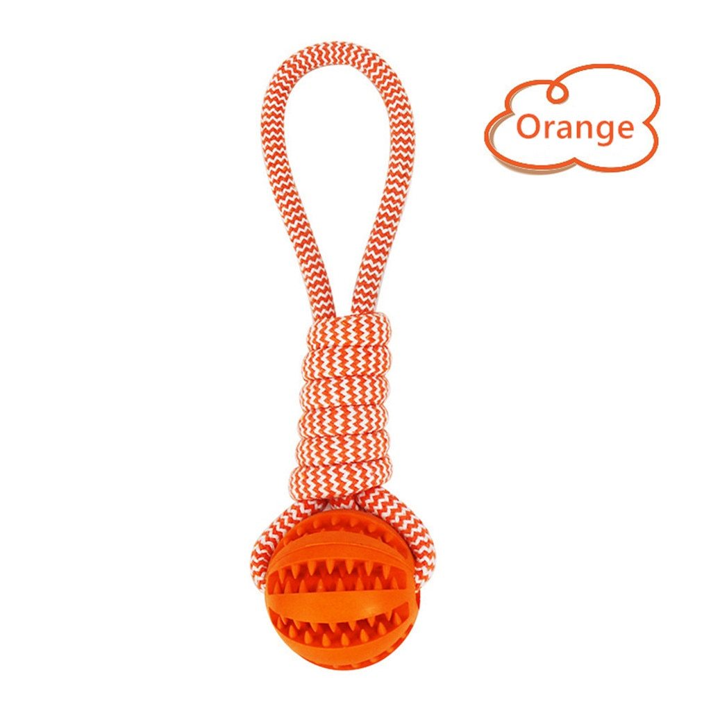 Dog Toys Balls Interactive- Treat Rope -Rubber treatBalls For Small Medium Dogs -Chewing Bite Resistant Pet Tooth Cleaning