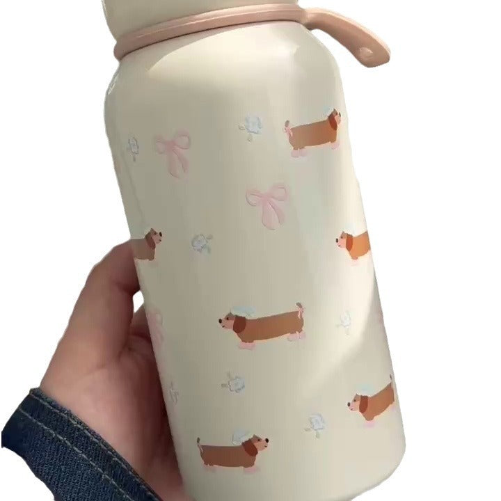 Sausage Dog Portable 304 Stainless Steel Thermos Vacuum Cup