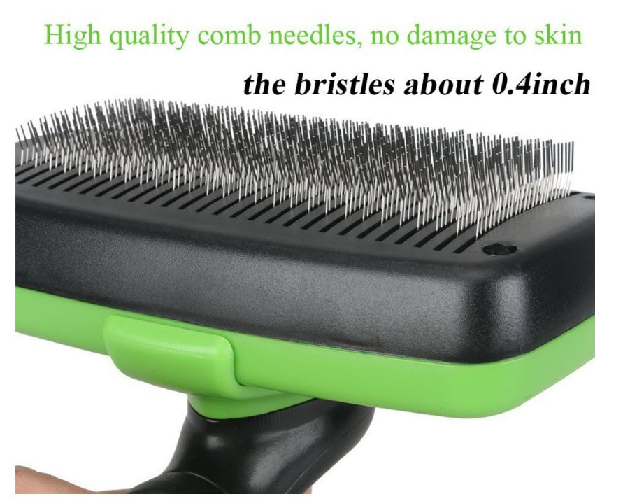 Pet Self Cleaning Slicker Brush- Detangling Pets Fur