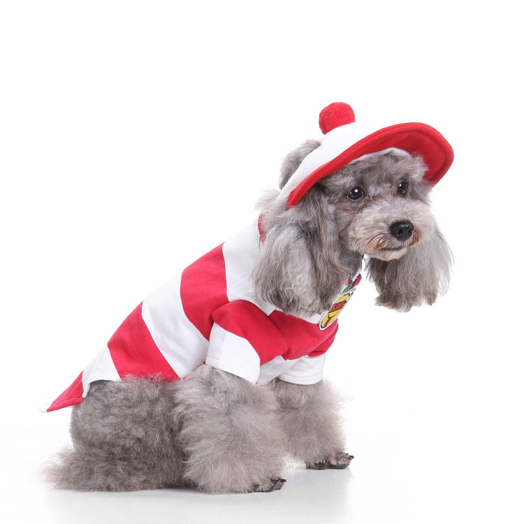 Papai Noel Roupas para Cachorro Halloween Roupas para Animais de Estimação Vestidos de Abóbora Roupas Mágicas