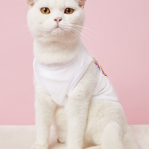 Roupas de verão para animais de estimação novas roupas para animais de estimação roupas de gato e cachorro roupas de algodão roupas para cães camiseta