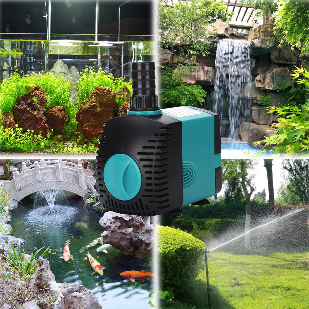 3W 6W 10W 15W 25W Ultra-Quiet Submersible Water Fountain Pump- Filter Fish Pond Aquarium Water Pump Tank Fountain 220V-240V