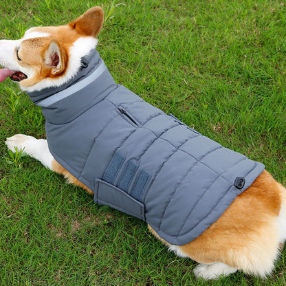 New Winter Dog Coat Waterproof Pet Clothes For Medum Large Dogs -Warm Thicken Dog Vest Custome Labrador Jacket