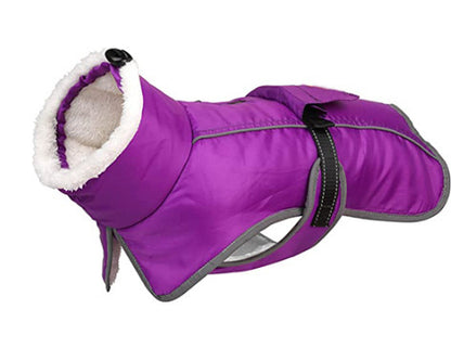 Pet Autumn And Winter Clothes- Thick Warm Waterproof- Cold-proof Cotton Coat- Pet Clothing Dog Clothes