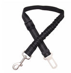 Adjustable Dog Seat Belt -Dog Car Seatbelt- Harness Leads- Elastic Reflective Safety Rope