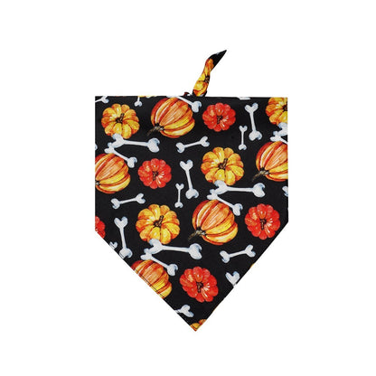 Halloween Style  Decorative Triangle Bib for Dogs and Cats -Spooky Design for Halloween- Celebrations Great Pet Accessories