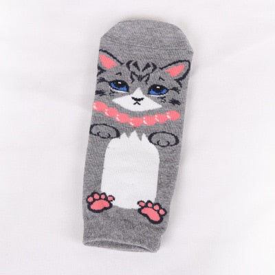 Women Socks -Funny Novelty Comfortable  Full Cotton Short Socks - Cute Character designs