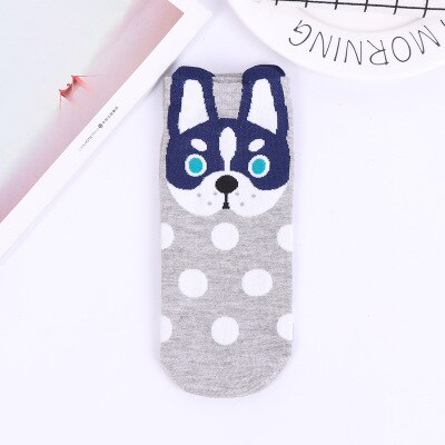 Women Socks -Funny Novelty Comfortable  Full Cotton Short Socks - Cute Character designs