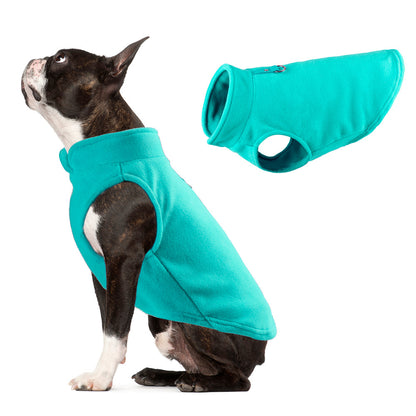 Roupas para animais de estimação - lã sólida espessada - colete para cães - para cães pequenos - roupas de inverno.