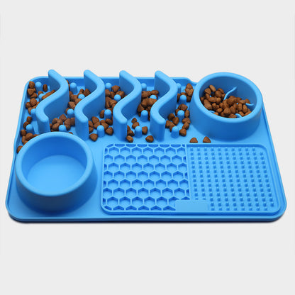 Dog Silicone Licking Pad - Multifunctional Food Bowl Pets Supplies