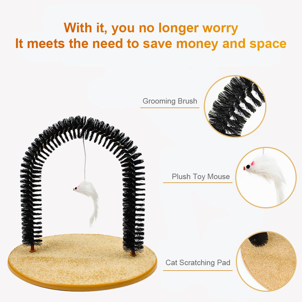 Cat grooming Arch Device- Type Massage Brush -Antipruritic