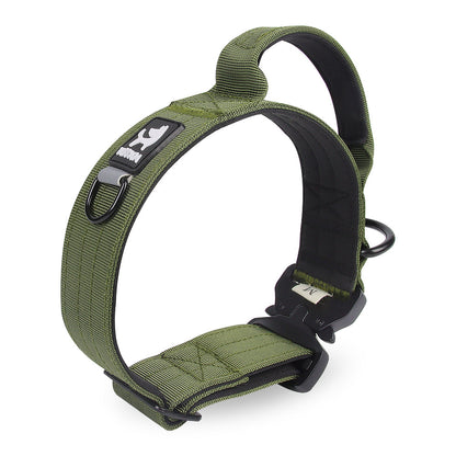 Duomm-Pet Collar Adjustable Medium Large Dog Training Tactical Collar