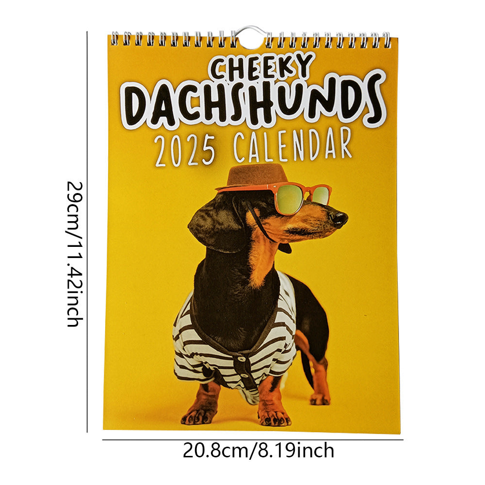 Cheeky Sausage Dog Calendar-Wiener dogs