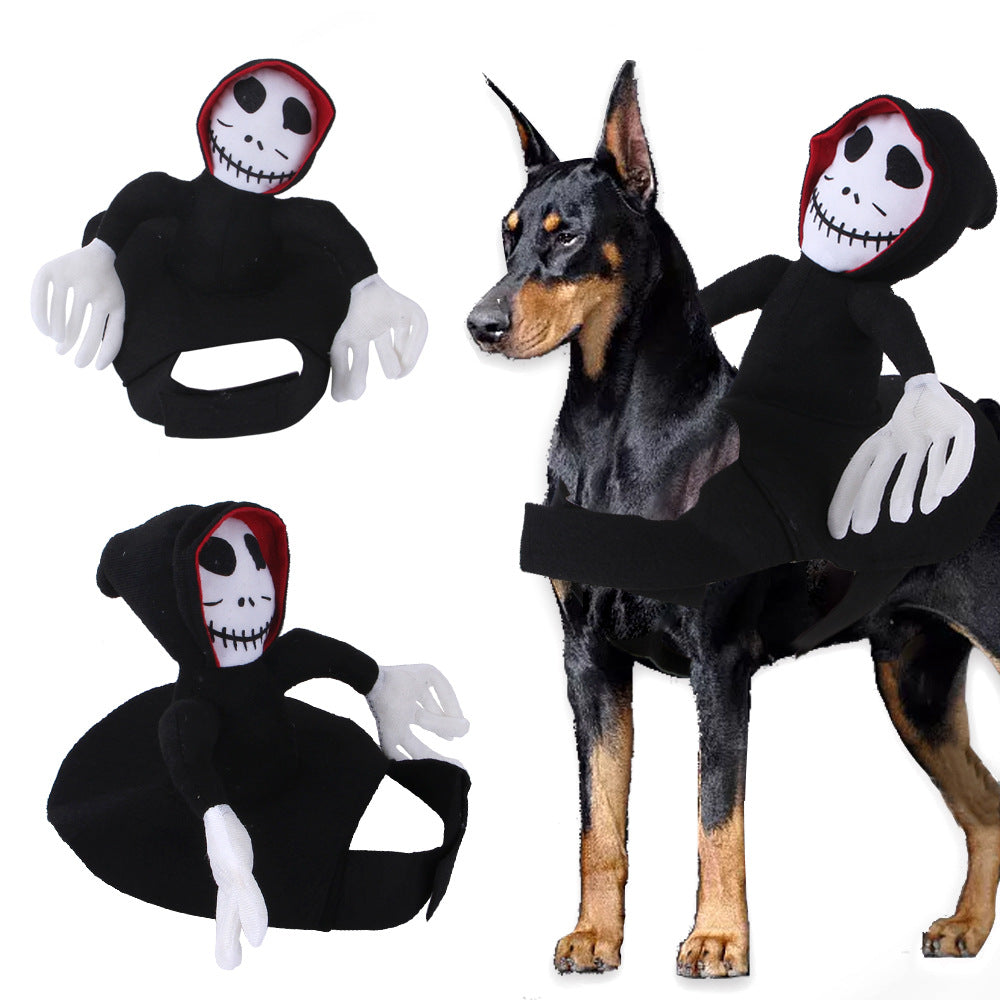 Pet Cowboy Horse Riding Transfiguration Pet Supplies Clothing Cospaly Halloween Dog Clothes