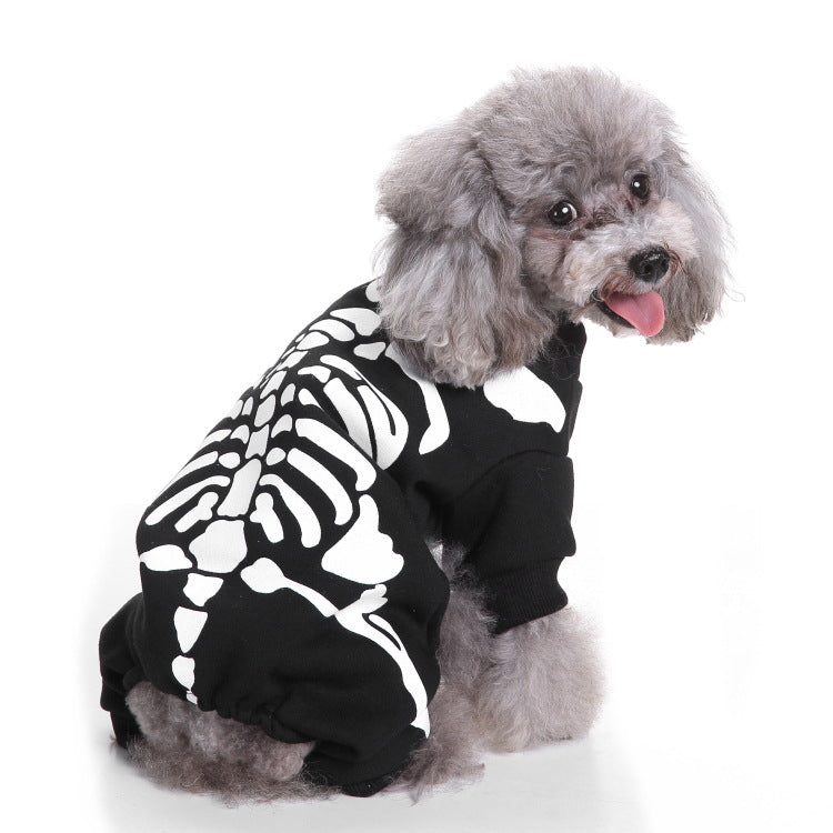 Santa Claus Dog Clothes Halloween Pet Clothes Pumpkin Dresses Wizarding Clothes