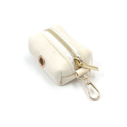 Soft Velvet Pet Waste Poop Bag Dispenser