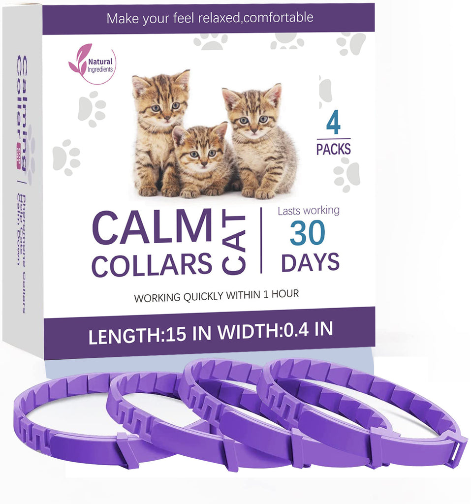 Pet Soothing Calming Collar Cat- Relieves Anxiety