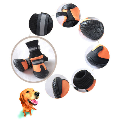 Winter Cotton Non-slip Boots For Dogs-comes in 4 different colours