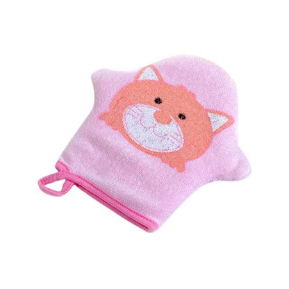 Cartoon Super Soft Cotton Baby Bath Shower Brush-Cute Animal Modeling Sponge for Baby -Children