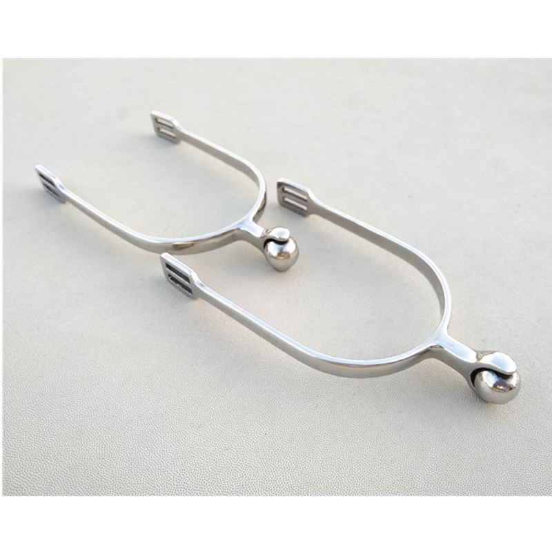 Equestrian Spurs- Commercial Harness Stainless Steel Spurs.