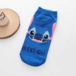 Women Socks -Funny Novelty Comfortable  Full Cotton Short Socks - Cute Character designs