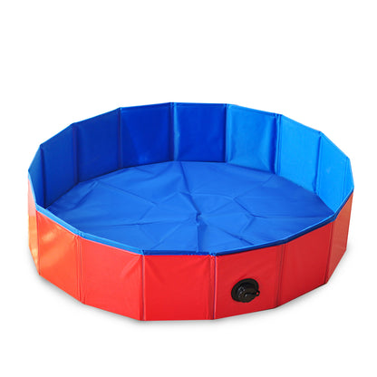 Foldable Dog Pool Pet Bath Summer Outdoor Portable Swimming Pools Indoor Wash Bathing Tub Collapsible Bathtub for Dogs Cats Kids