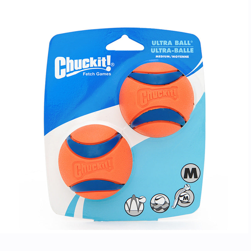 Chuckit -Bite Resistant - Combination ball for Dogs- Compatible with launcher