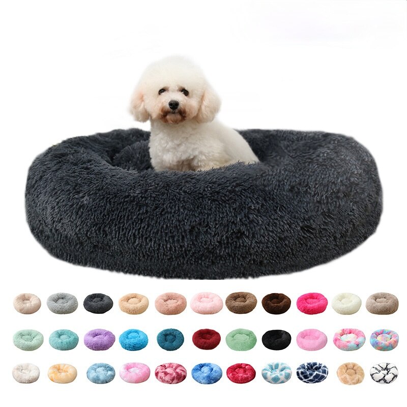 Pet Nest Warm Soft Plush Sleeping Bed Breathable Dog Cat  Bed