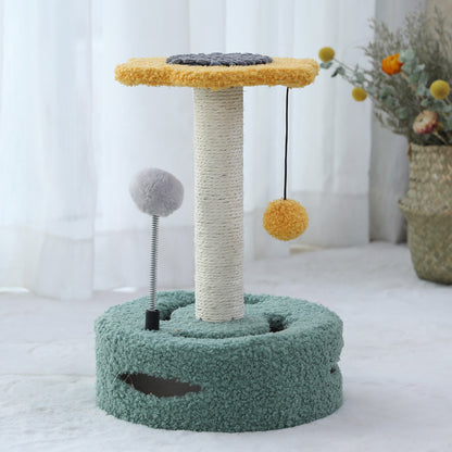 Funny Cat Toy Cat Scratching Board Cat Tree Multifunctional Cat Scratching Column Kitten Toy Pet Supplies