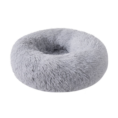 Soft Plush Round Pet - Dog Bed Winter -Cat Pet Mattress -Pet Supplies