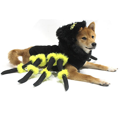 New pet cat spider transformation costume- cosplay dog Halloween funny dog costume- Dress up