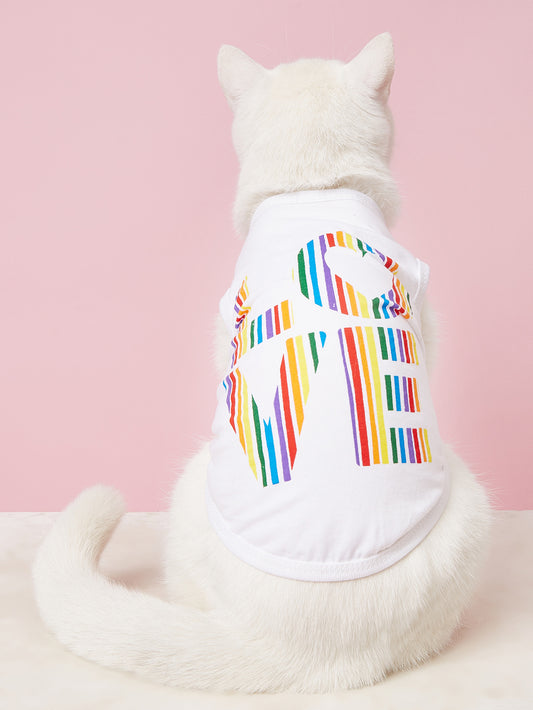 Pet Summer Clothes- New Pet Clothing -Cat And Dog Clothes- Cotton Dog Clothes T-Shirt Clothing