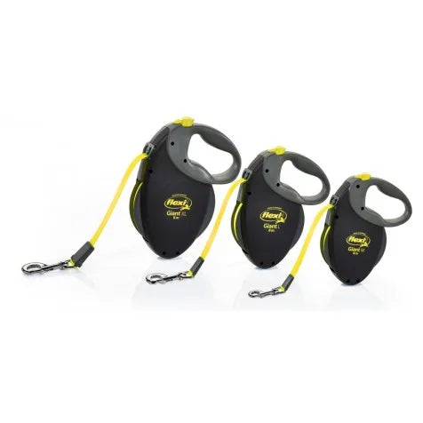 Flexi Giant Retractable Dog Leash 8m -Neon Yellow Tape