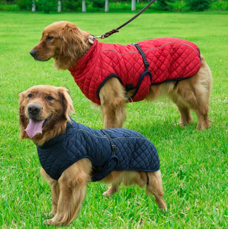 Dog Clothes Winter -Thickening Warm Pet Reflective -Outdoor Jacket Coat