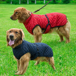 Roupas para cães inverno espessamento quente pet reflexivo casaco ao ar livre