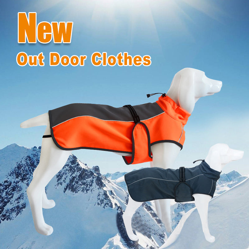 Outdoor Jackets Pet Dogs Clothes Waterproof Autumn Winter Warm Big Dog Clothing