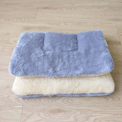 Warm Soft Fleece Pet Mat -Travel Mat Cat  Dog  Puppy Cushion -Pet Pad Dog Bed  - Size for Small And Large Dogs