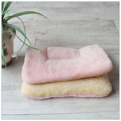 Warm Soft Fleece Pet Mat -Travel Mat Cat  Dog  Puppy Cushion -Pet Pad Dog Bed  - Size for Small And Large Dogs