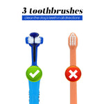 Dog Toothbrush -Soft Pet Cat Toothbrush -Tooth Brush for Bad Breath -Tartar- Pet accessory