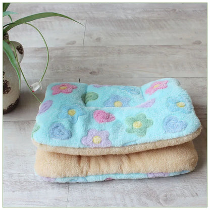 Warm Soft Fleece Pet Mat -Travel Mat Cat  Dog  Puppy Cushion -Pet Pad Dog Bed  - Size for Small And Large Dogs
