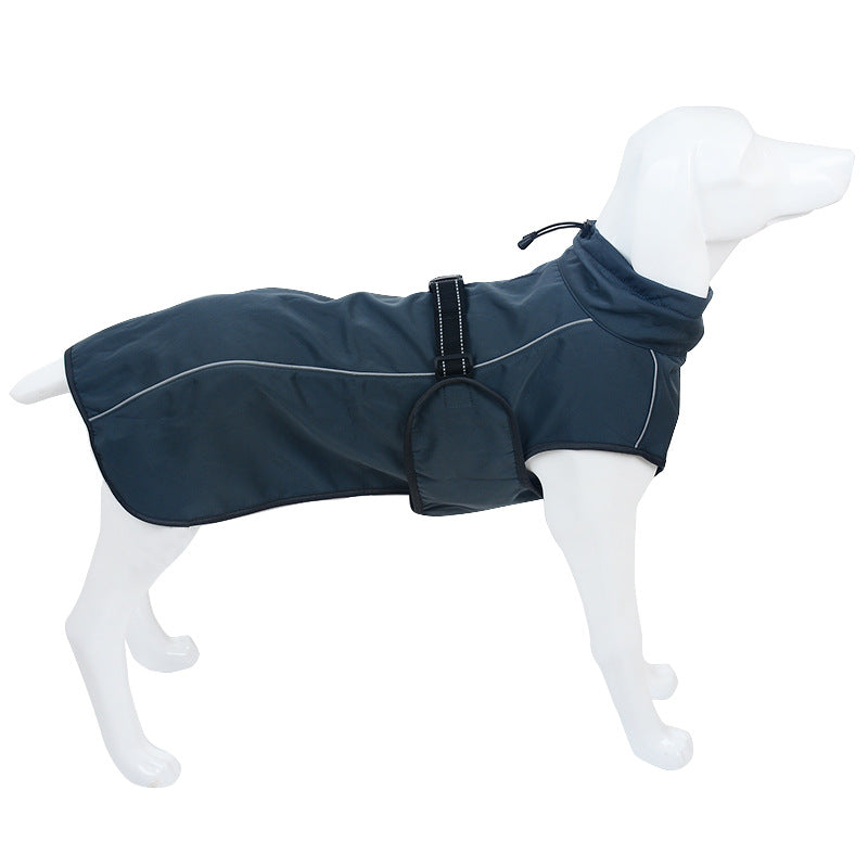 Outdoor Jackets Pet Dogs Clothes Waterproof Autumn Winter Warm Big Dog Clothing