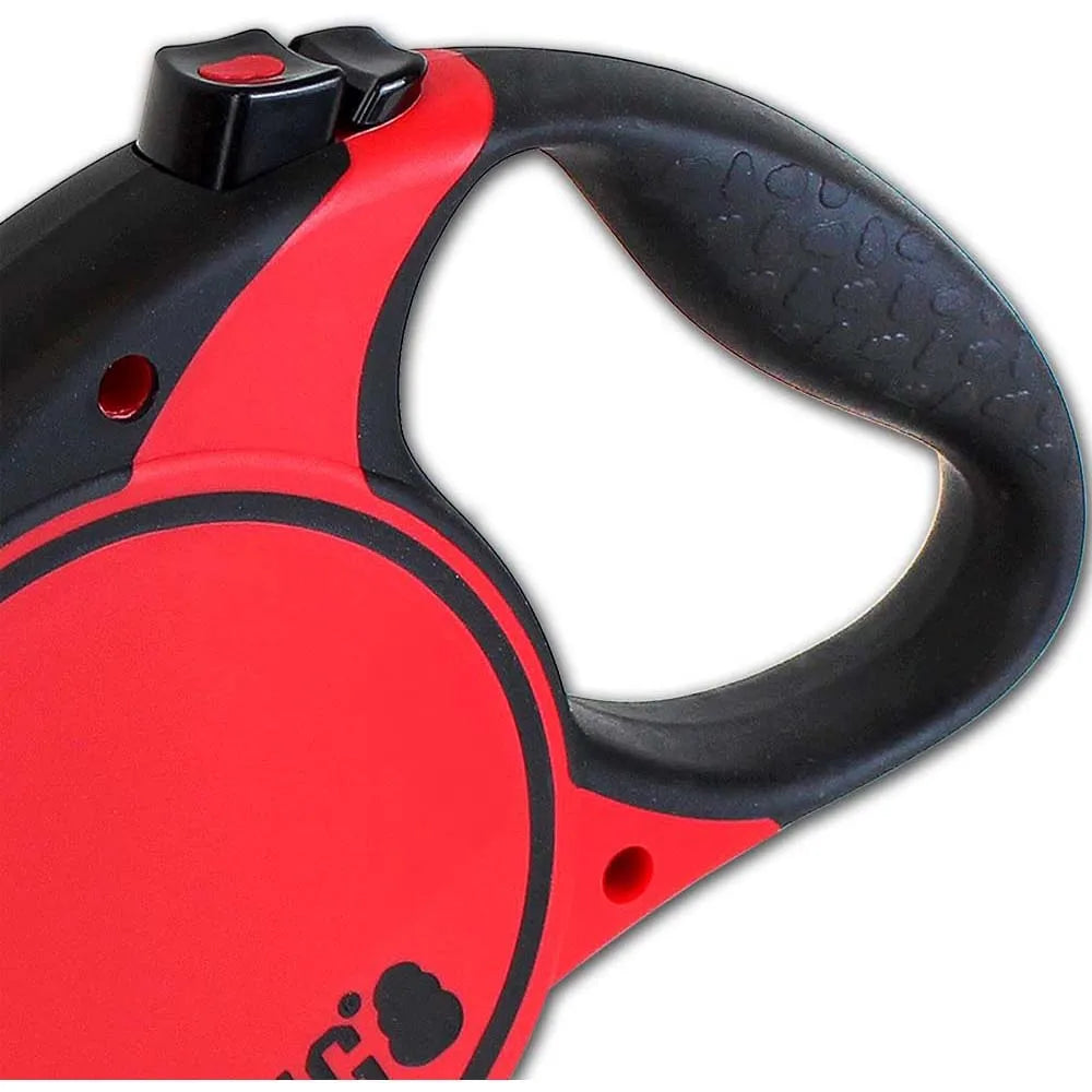 KONG Retractable Dog Leash tape 16ft (Up to 110 lbs)