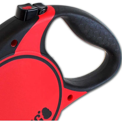 KONG Retractable Dog Leash tape 16ft (Up to 110 lbs)