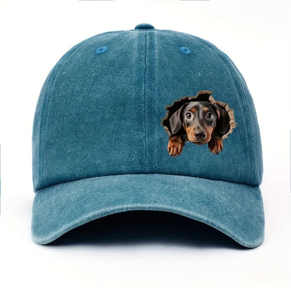 Sausage baseball cap -lightweight men's and women's print design -cartoon style durable and comfortable