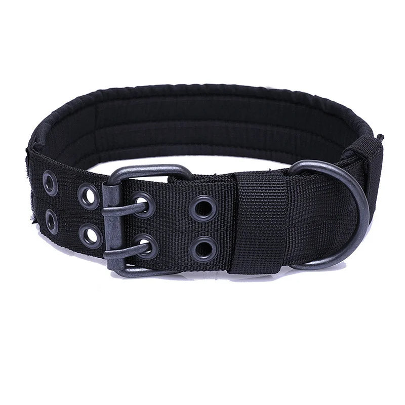 Adjustable Dog Collar Classic Reflective -Training Military Dog Collar- Nylon Heavy Duty Tactical Dog Collar German Shepherd